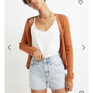 NWT Madewell Jean Shorts Size 30